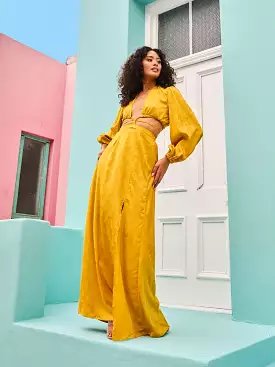 Amal Dress - Zeen Mustard