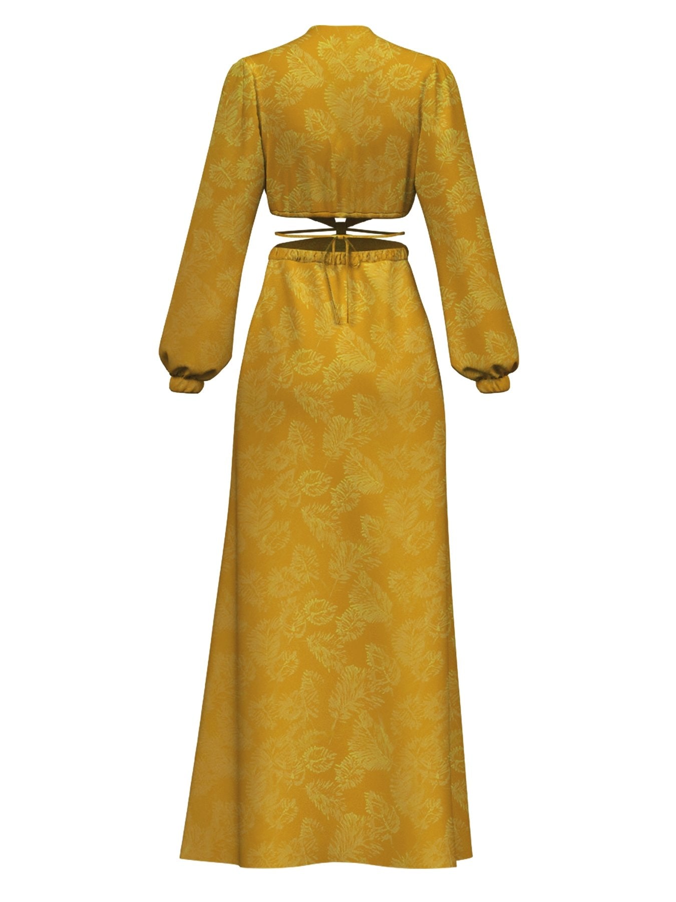 Amal Dress - Zeen Mustard