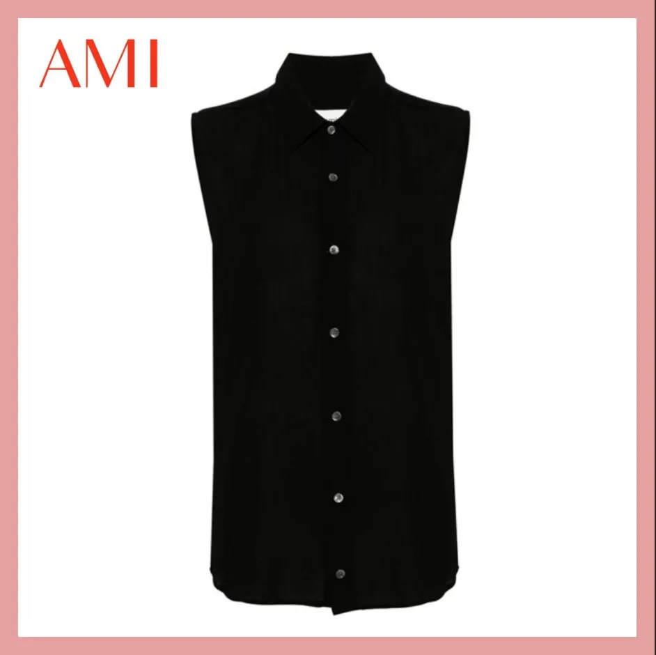 AMI PARIS  |Plain Shirts & Blouses