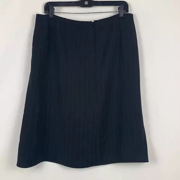 Armani Collezoni Black Pin Striped Skirt