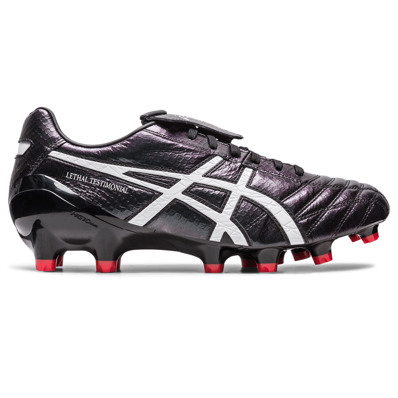 Asics Lethal Testimonial 4 IT FG Senior Football Boot BLK/RED