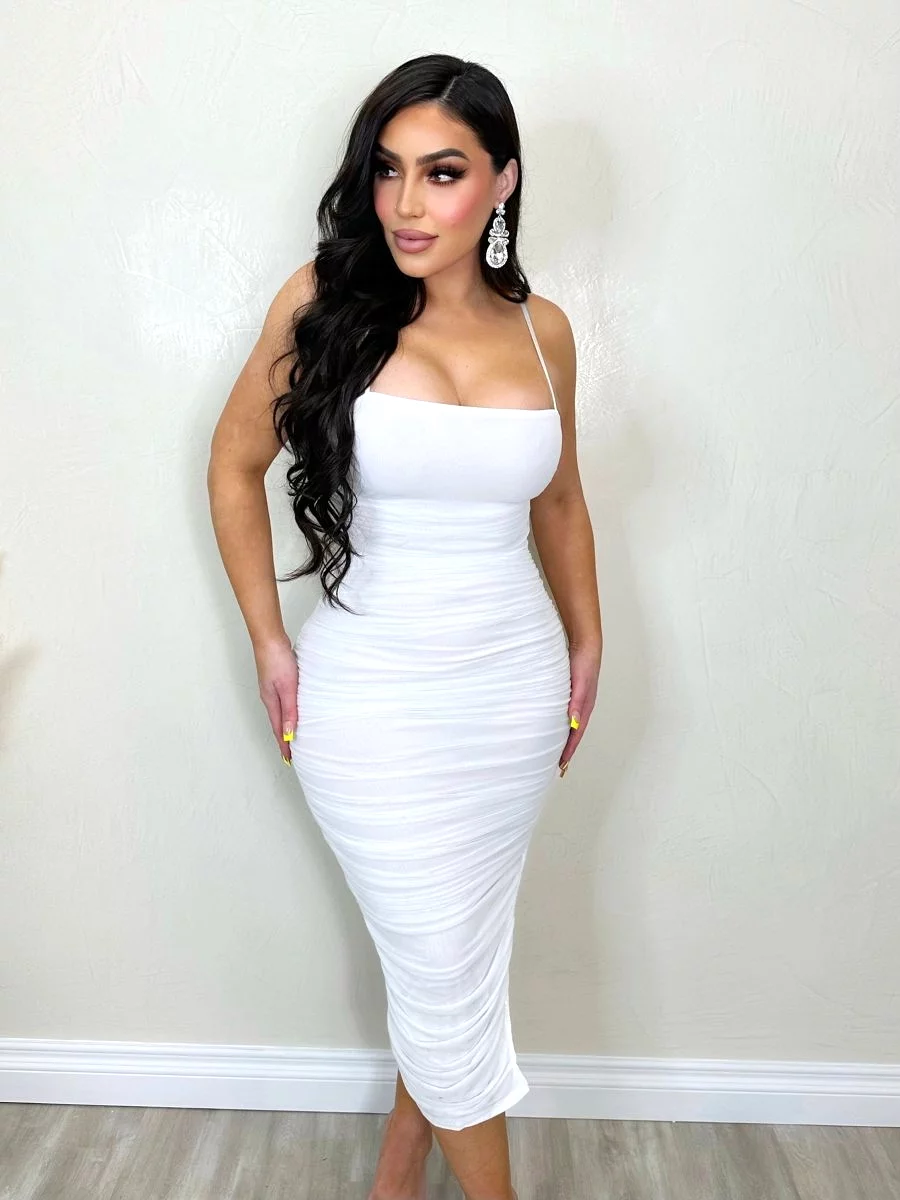 Beauty Is Endless Dress White