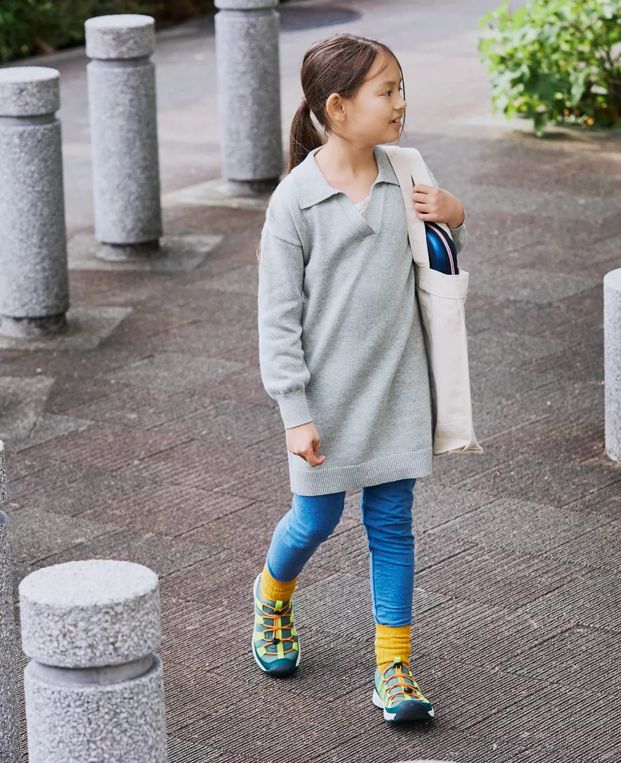 Big Kids' Motozoa Sneaker  |  Steel Grey/Evening Primrose