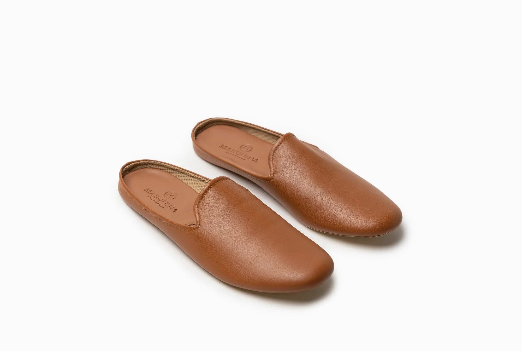 Bonnie Lounge Flat - Cognac Tan