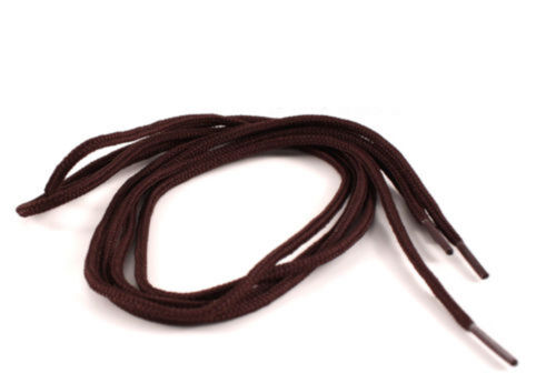 Brown shoe Laces 90cm 35 inch Stong Long Quality Round Cord Boots Trainers new