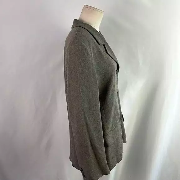 BurberryVintageOlive Jacket and Skirt Suit Set