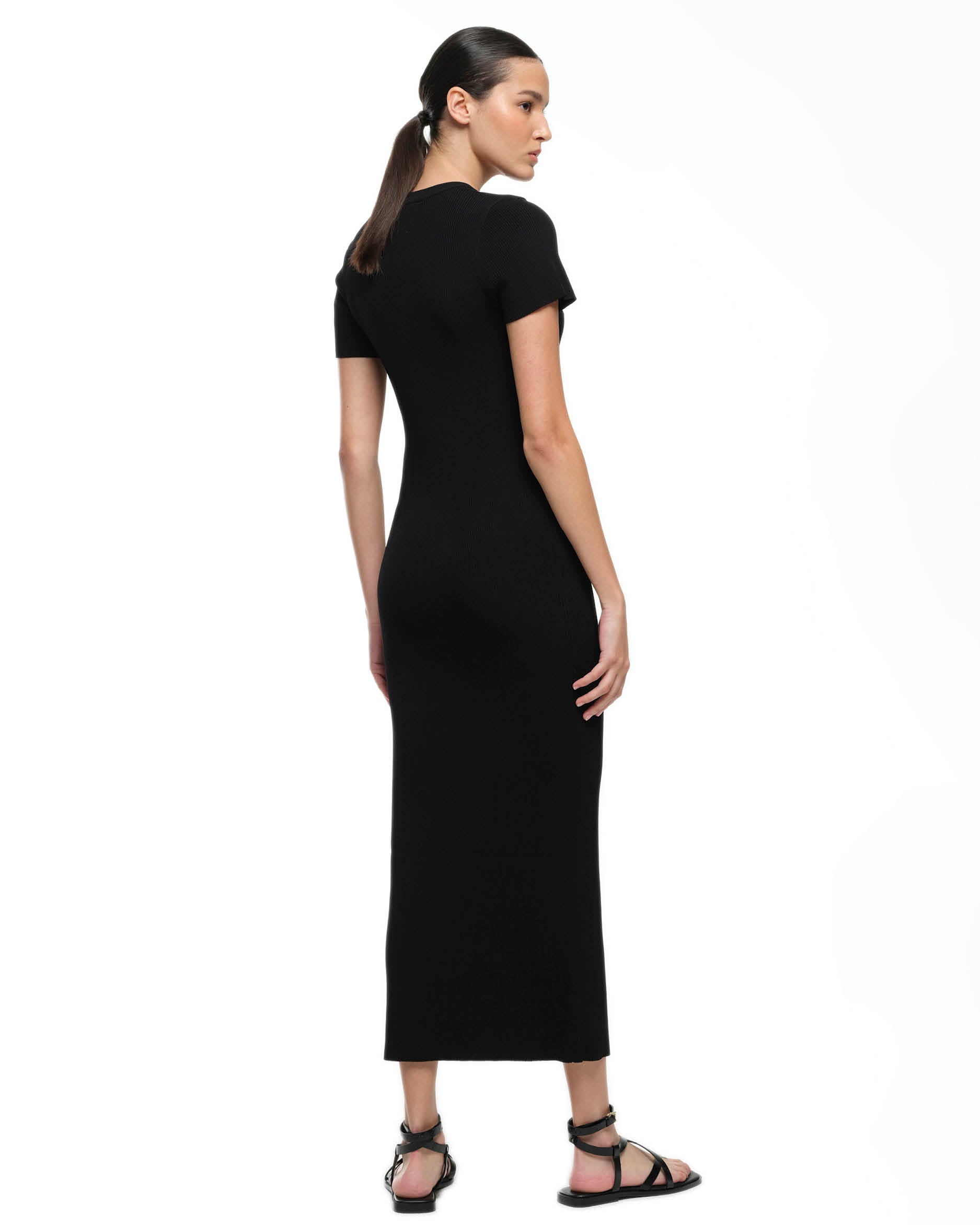 CAMILLA KNIT DRESS - BLACK