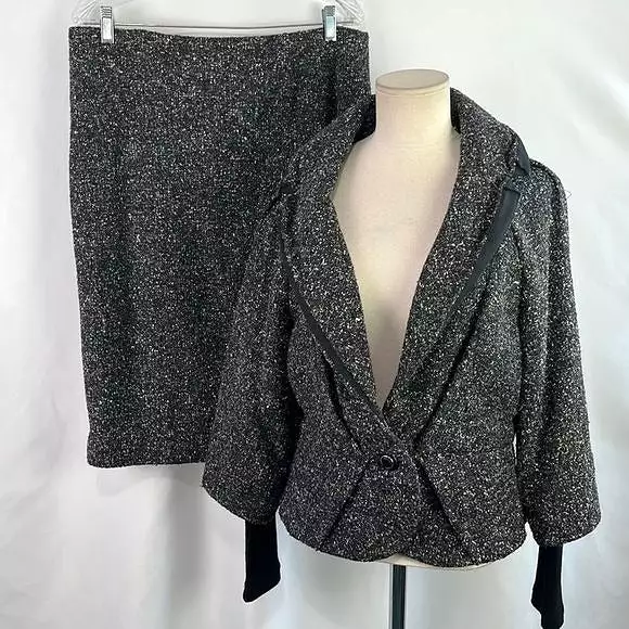 Charles Chang-LimaGrey Tweed Suit Set