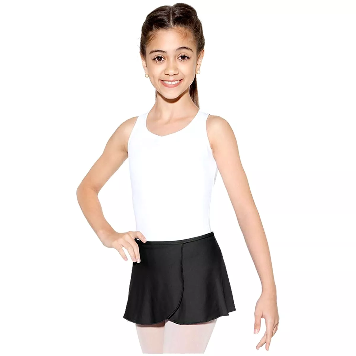 Child Studio Line Wrap Front Skirt