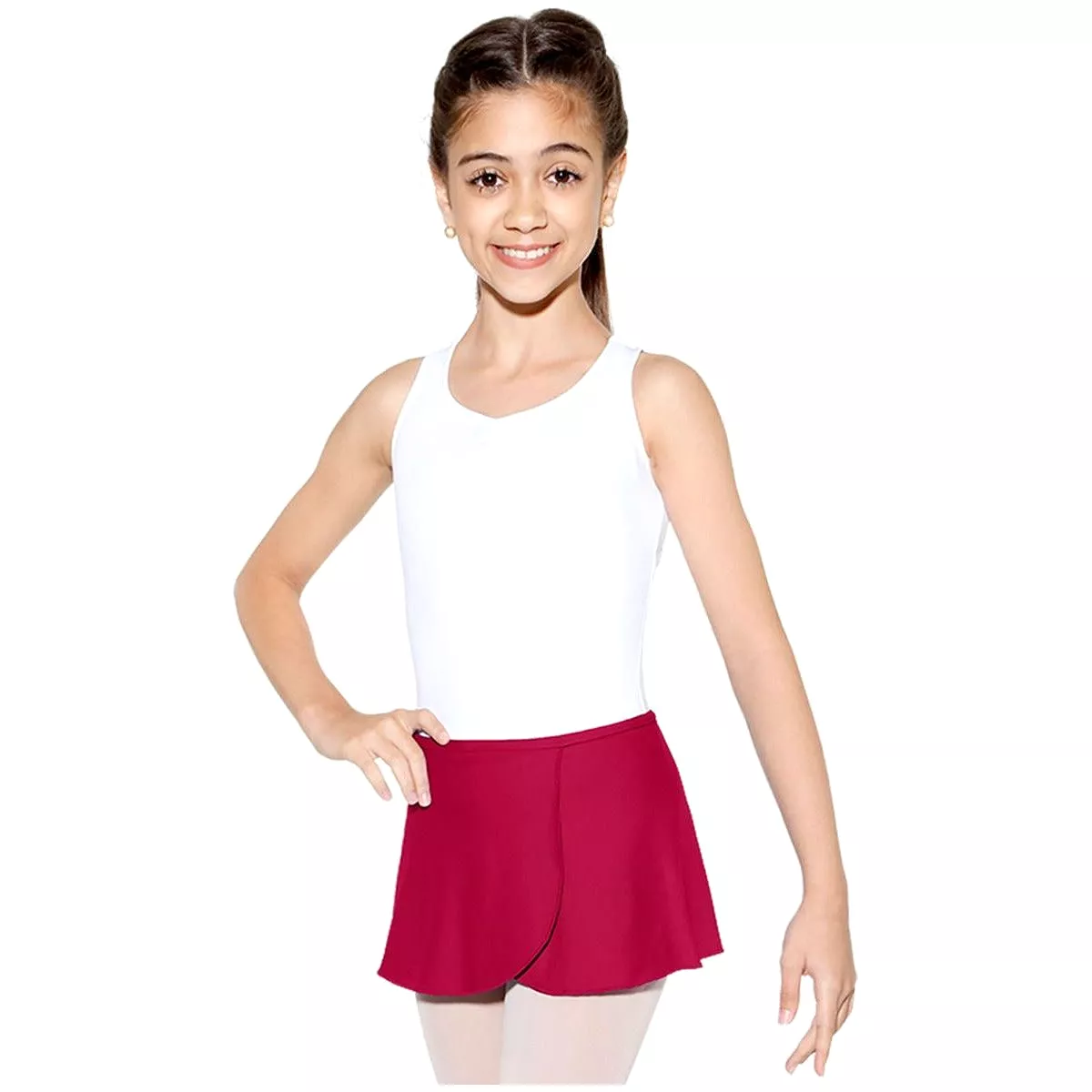 Child Studio Line Wrap Front Skirt