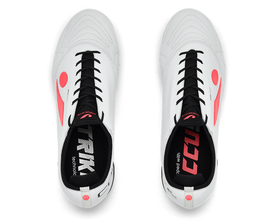 Concave Halo+ Pro v2 FG Football Boot  White/Solar/Black