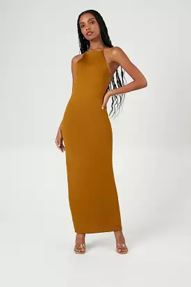 Contour Halter Maxi Dress