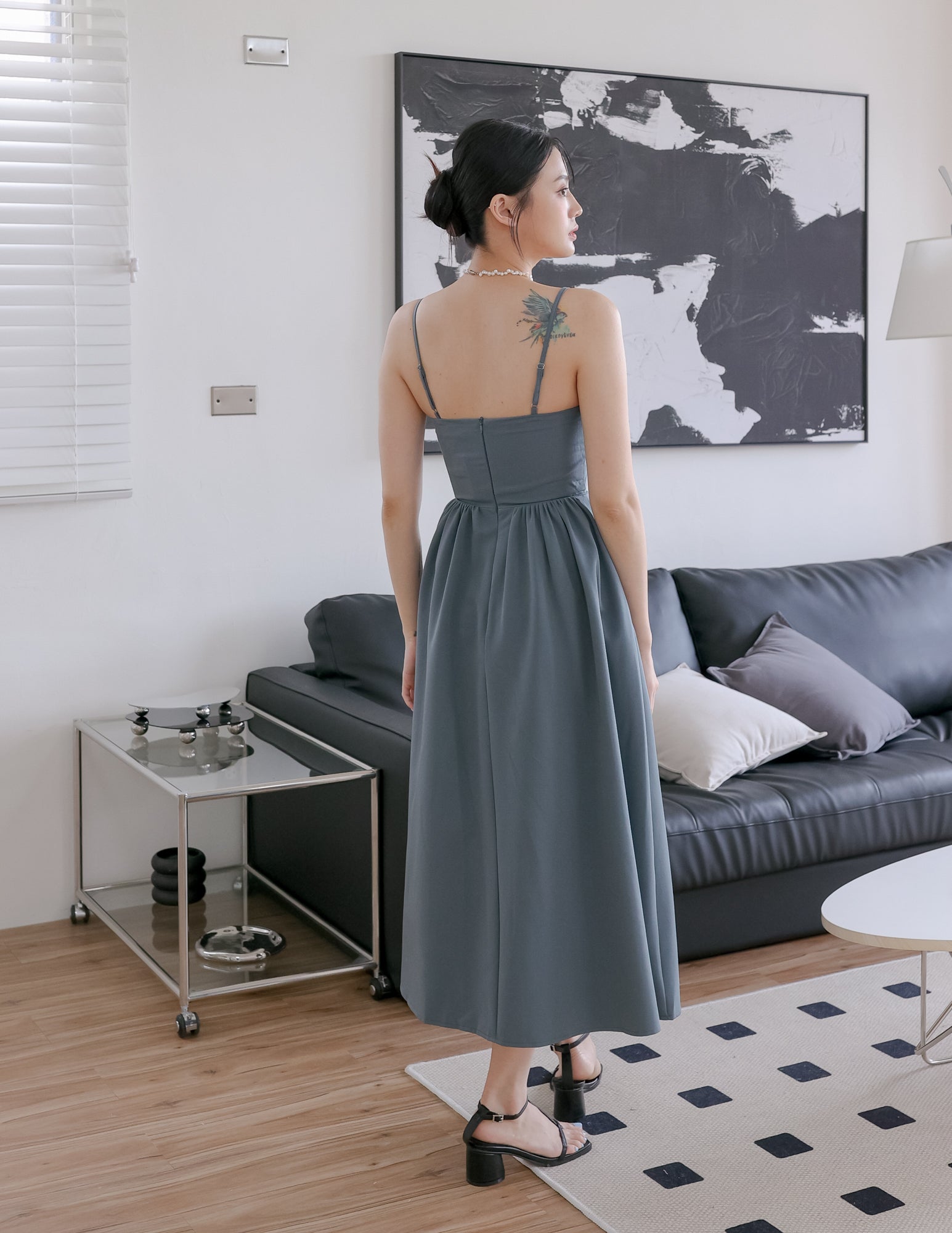 Davina Dress in Teal