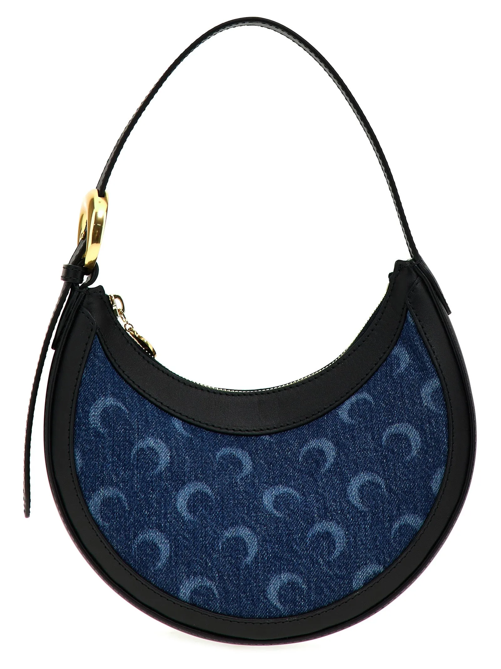 Deadstock Denim Mini Eclips Shoulder Bags Blue