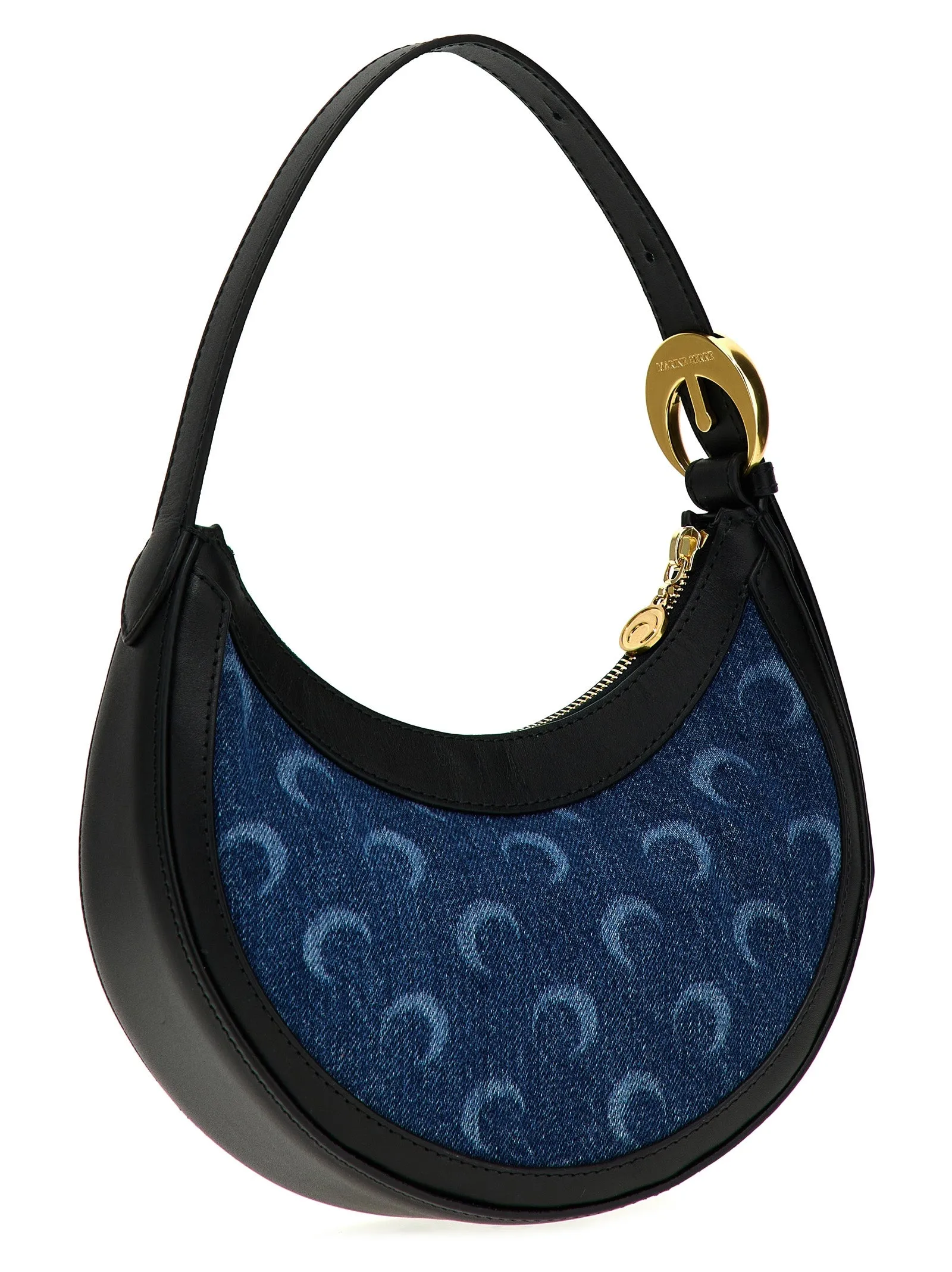 Deadstock Denim Mini Eclips Shoulder Bags Blue