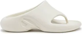 Diesel Sa-Maui X logo-embossed flip-flops White