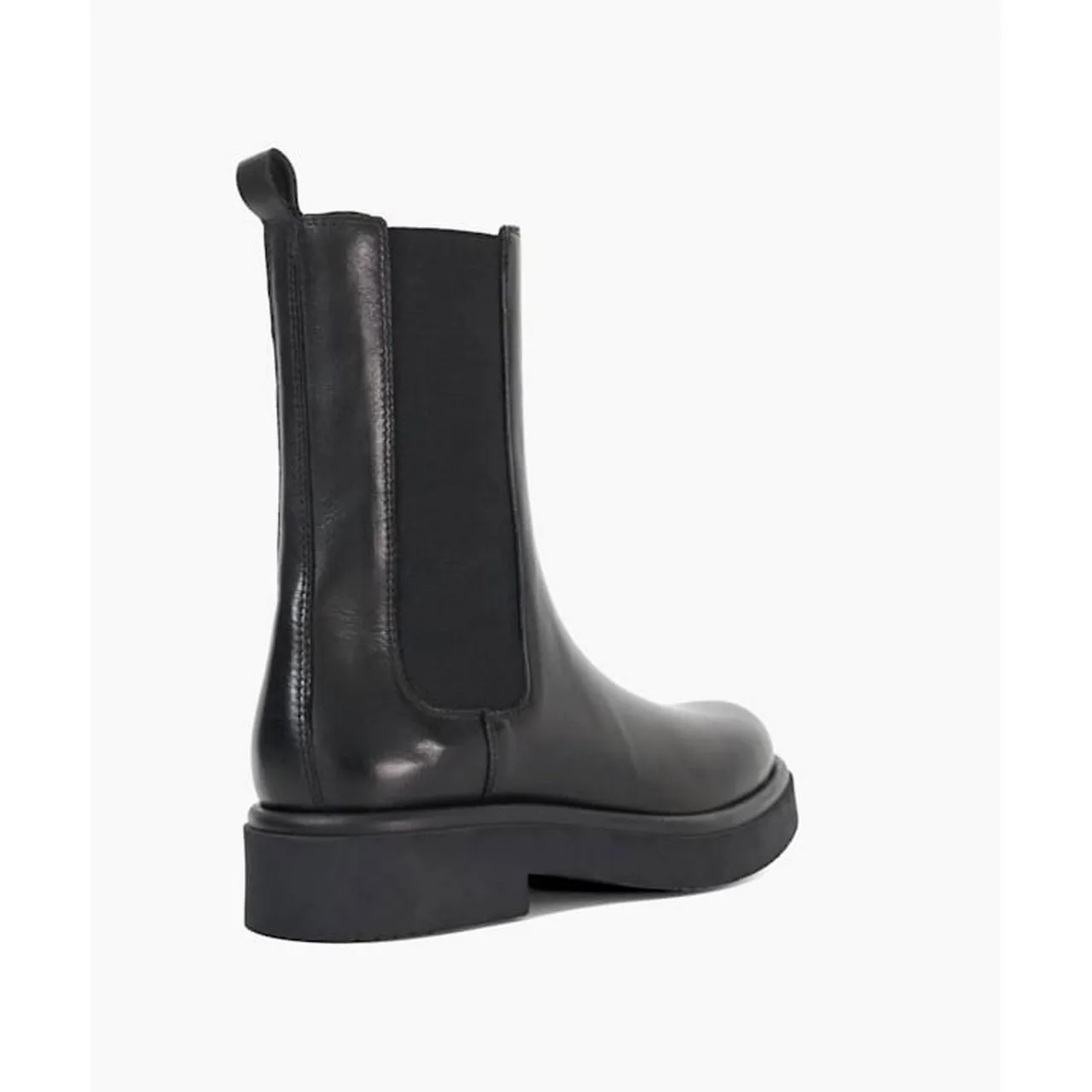 DUNE LONDON Palmo Chunky Leather Chelsea Boots - Black