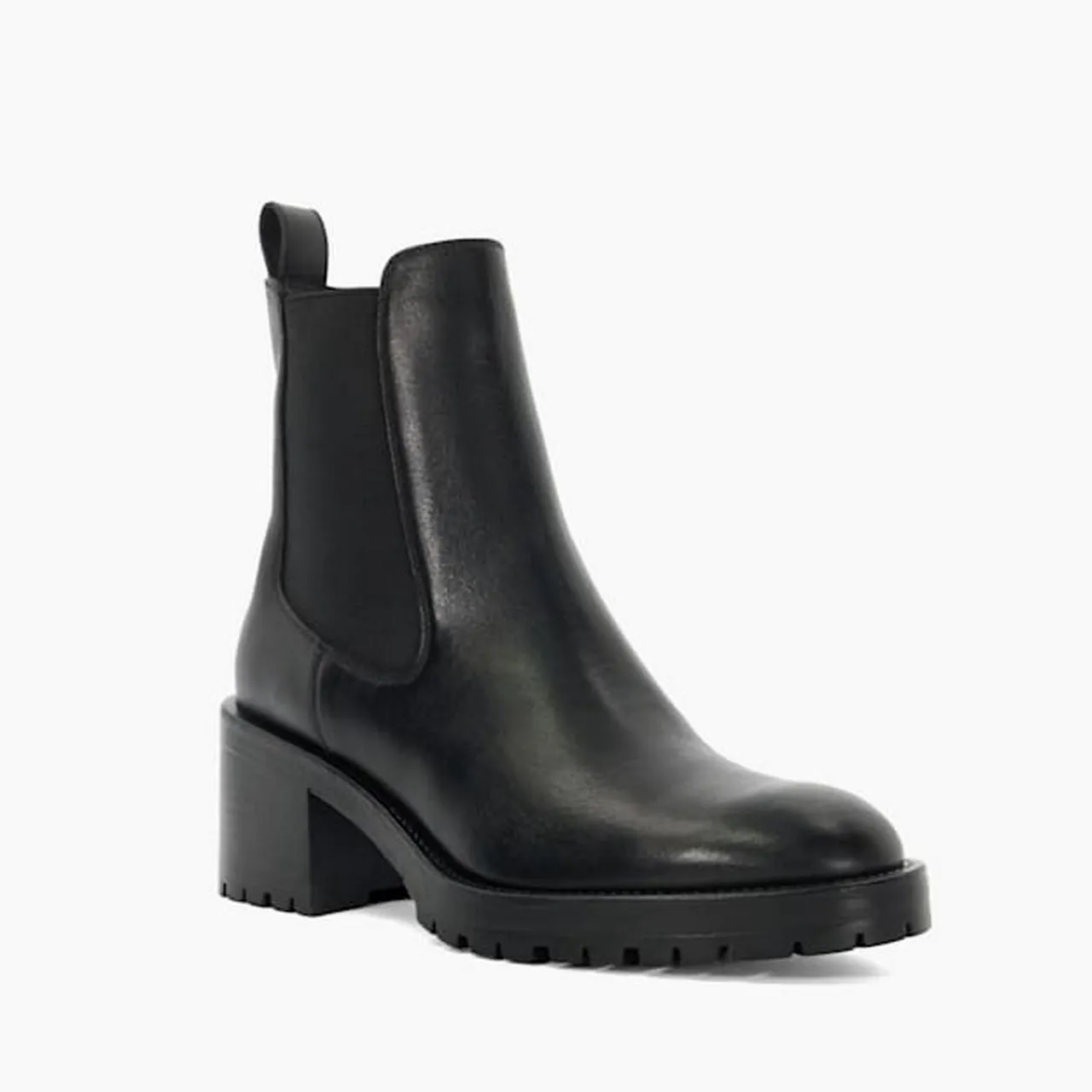 DUNE LONDON Positivity Heeled Chelsea Boots - Black