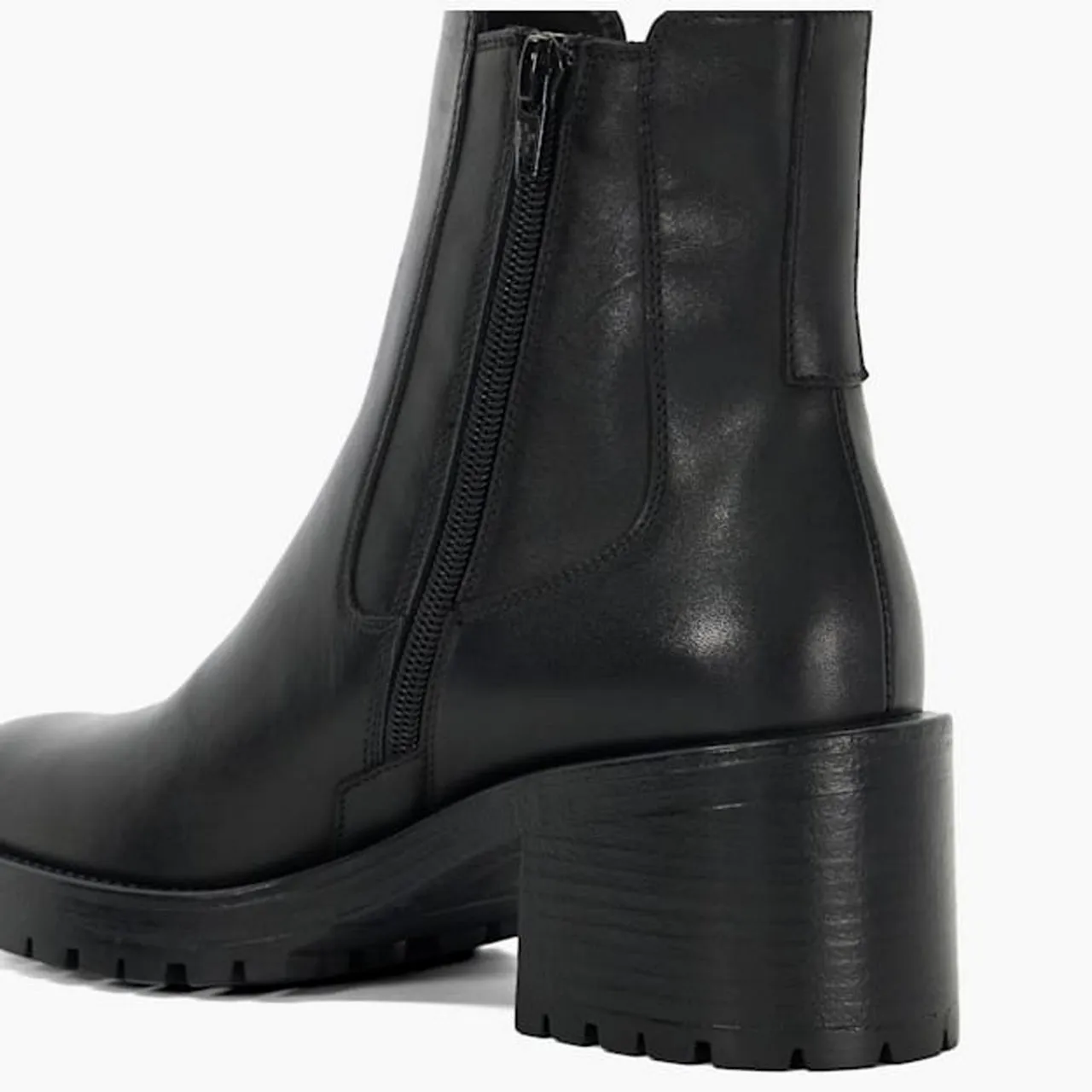 DUNE LONDON Positivity Heeled Chelsea Boots - Black