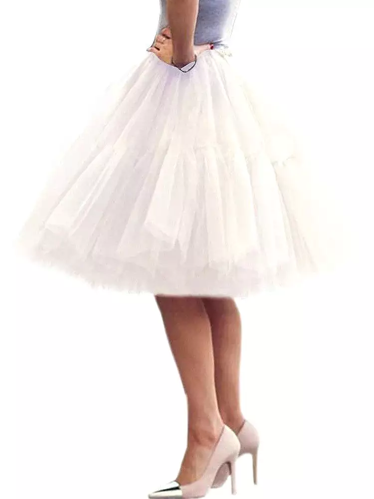 Elevate Your Style with Women's Swing Mini Tulle Skirt