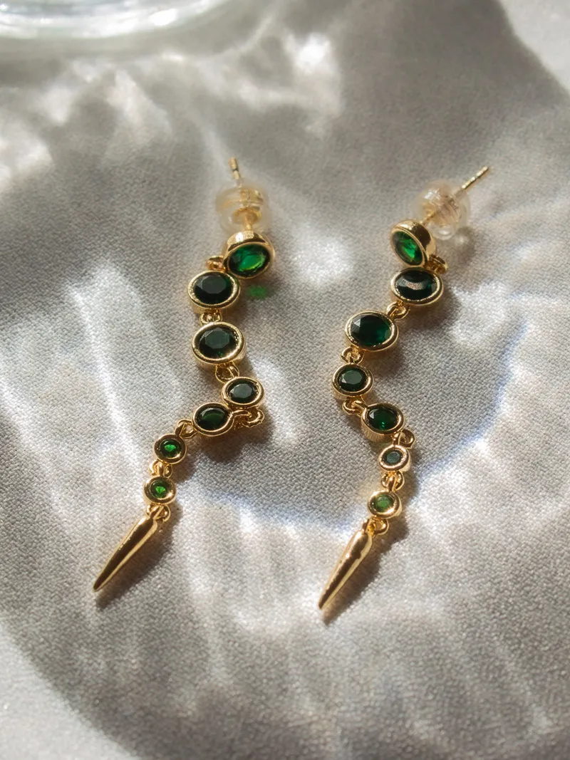 EMERALD RAINE EARRINGS