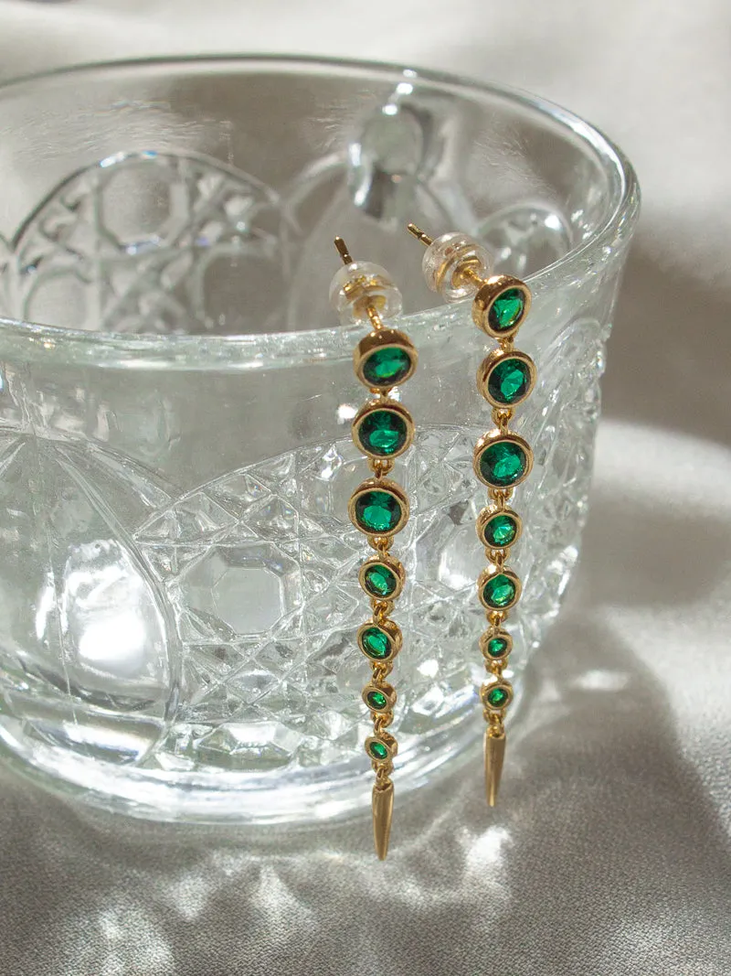 EMERALD RAINE EARRINGS