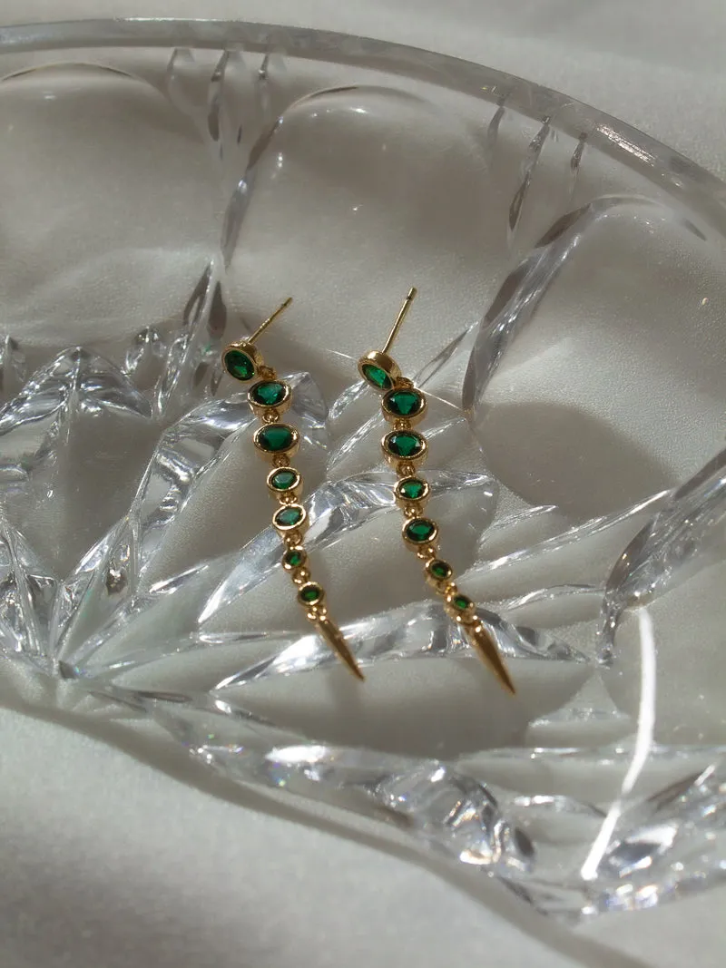 EMERALD RAINE EARRINGS