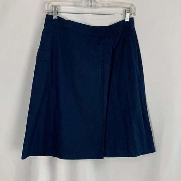 Fendi Blue Logo Skirt