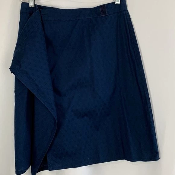 Fendi Blue Logo Skirt