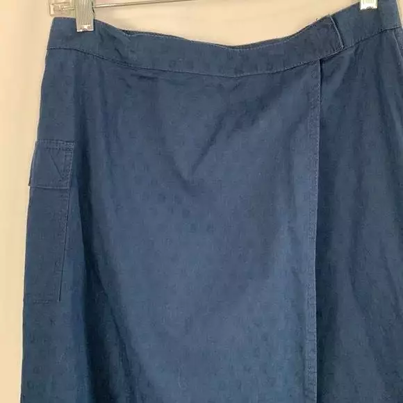 Fendi Blue Logo Skirt