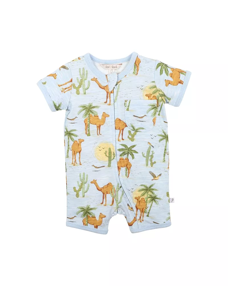 Fox & Finch Desert Mirage SS Zip Romper