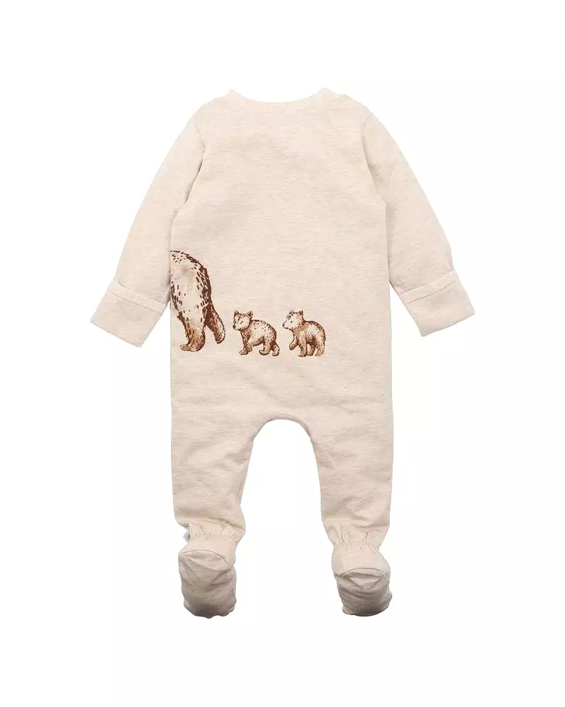 Fox & Finch Nevada Bear Hunt LS Zip Romper