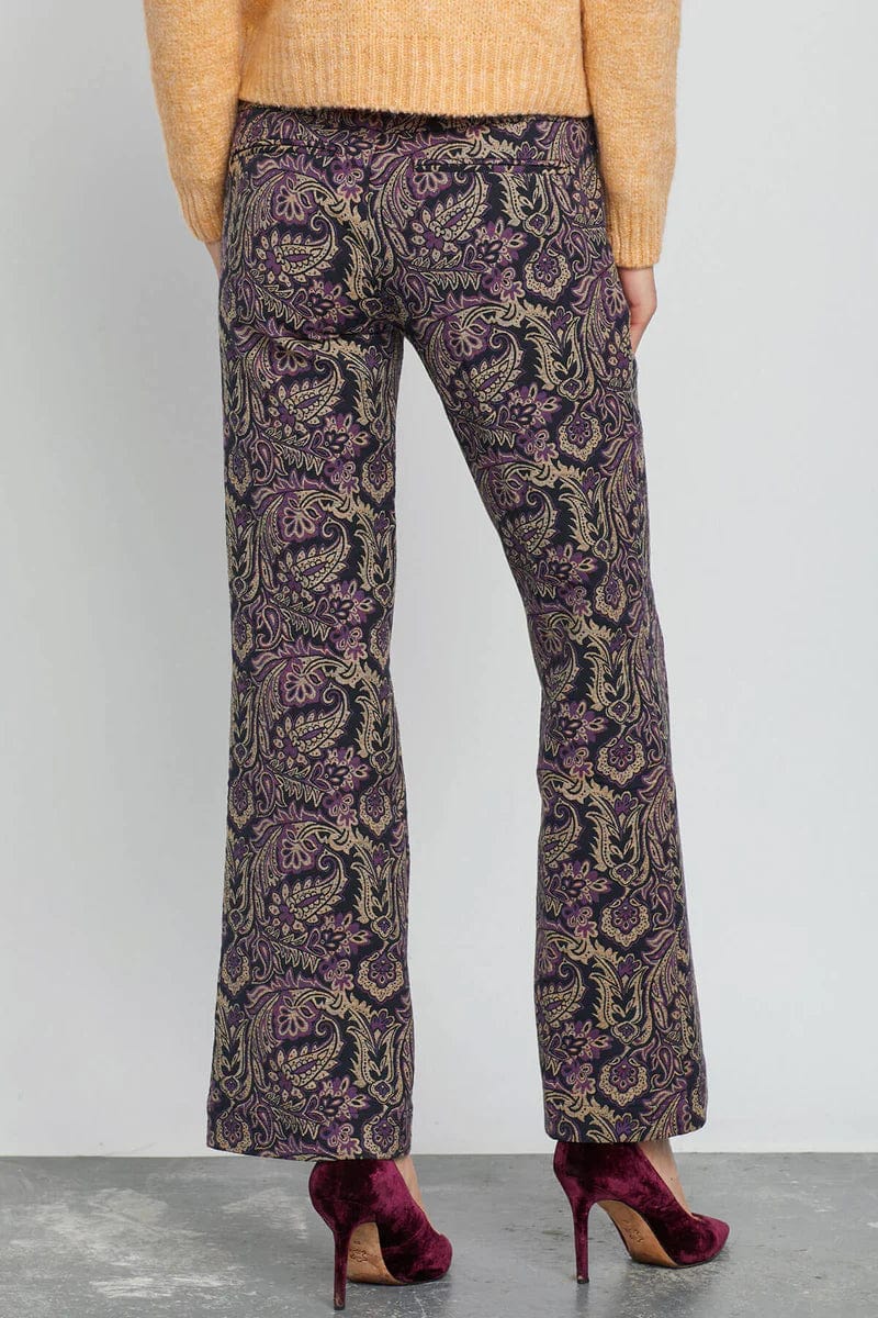 Free People Walker Relaxed Jacquard Pants - OB1557923