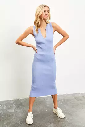 Gemma Knit Dress Periwinkle