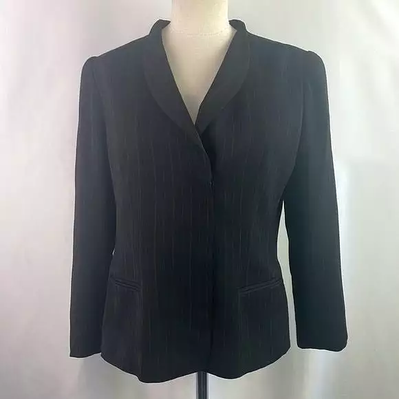 GiorgioArmaniBlack Pin Striped Jacket / Skirt Suit