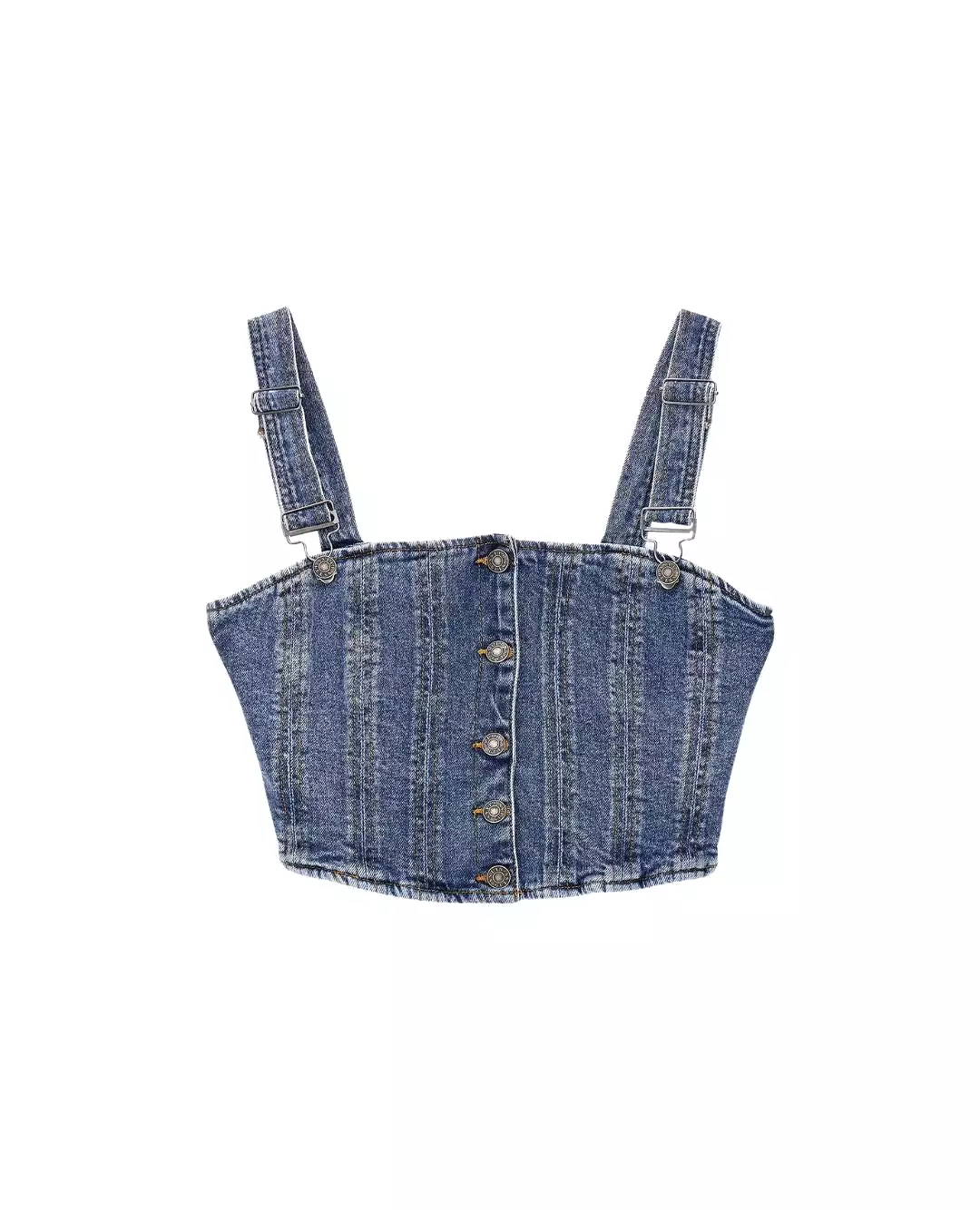 Go Bustier Denim Top