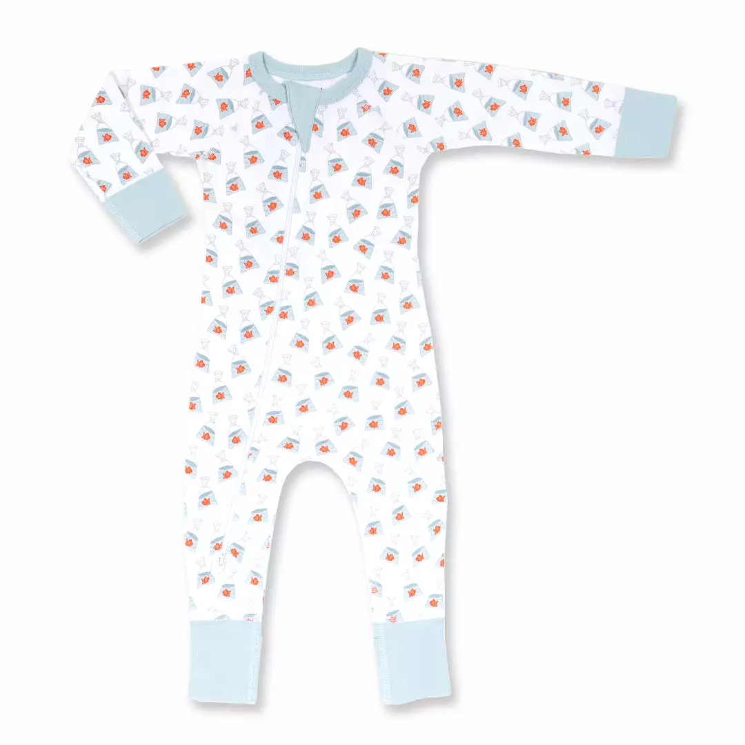 Goldfish Zip Romper