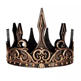 Great Pretenders Black/Gold Medieval Crown