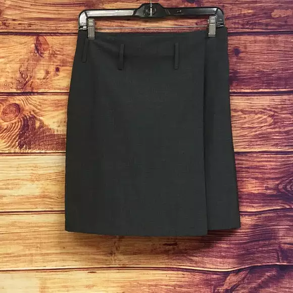 Gucci Silk/Wool Blend Grey Mini Pencil Skirt