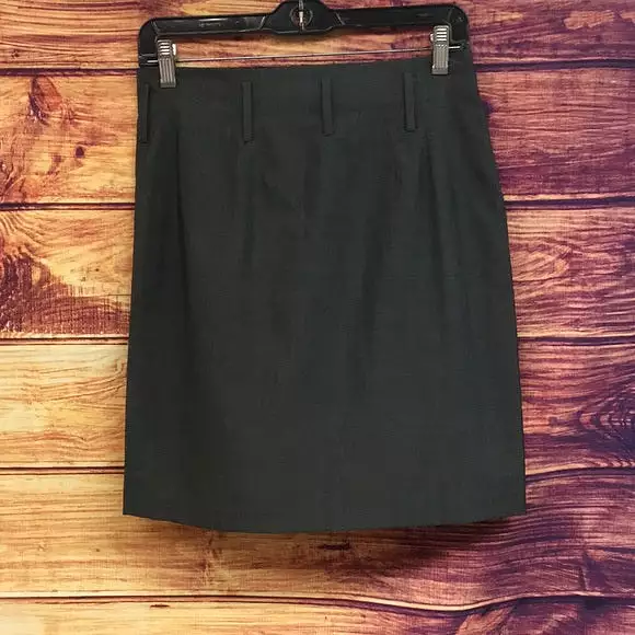 Gucci Silk/Wool Blend Grey Mini Pencil Skirt