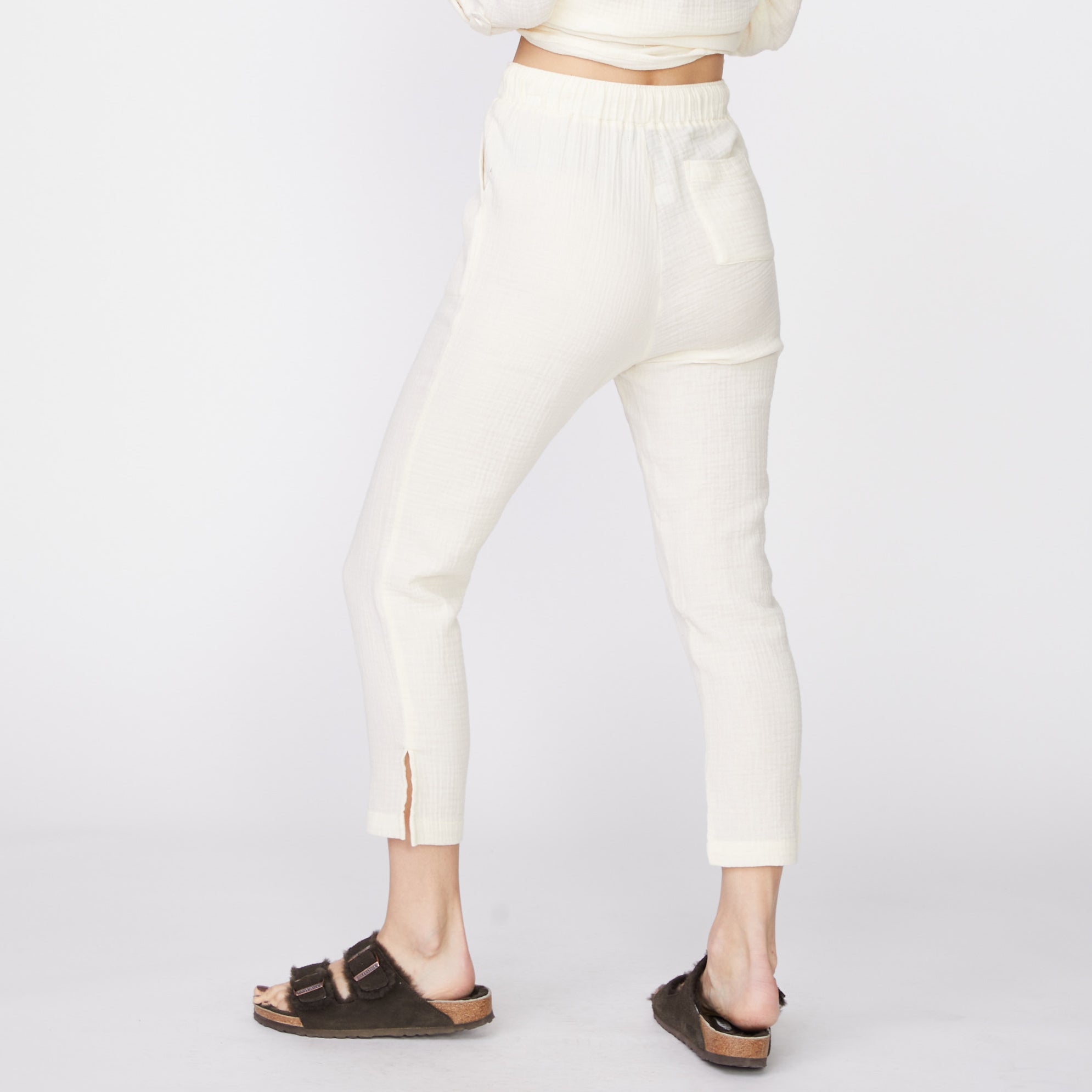 High Waisted Gauze Pants