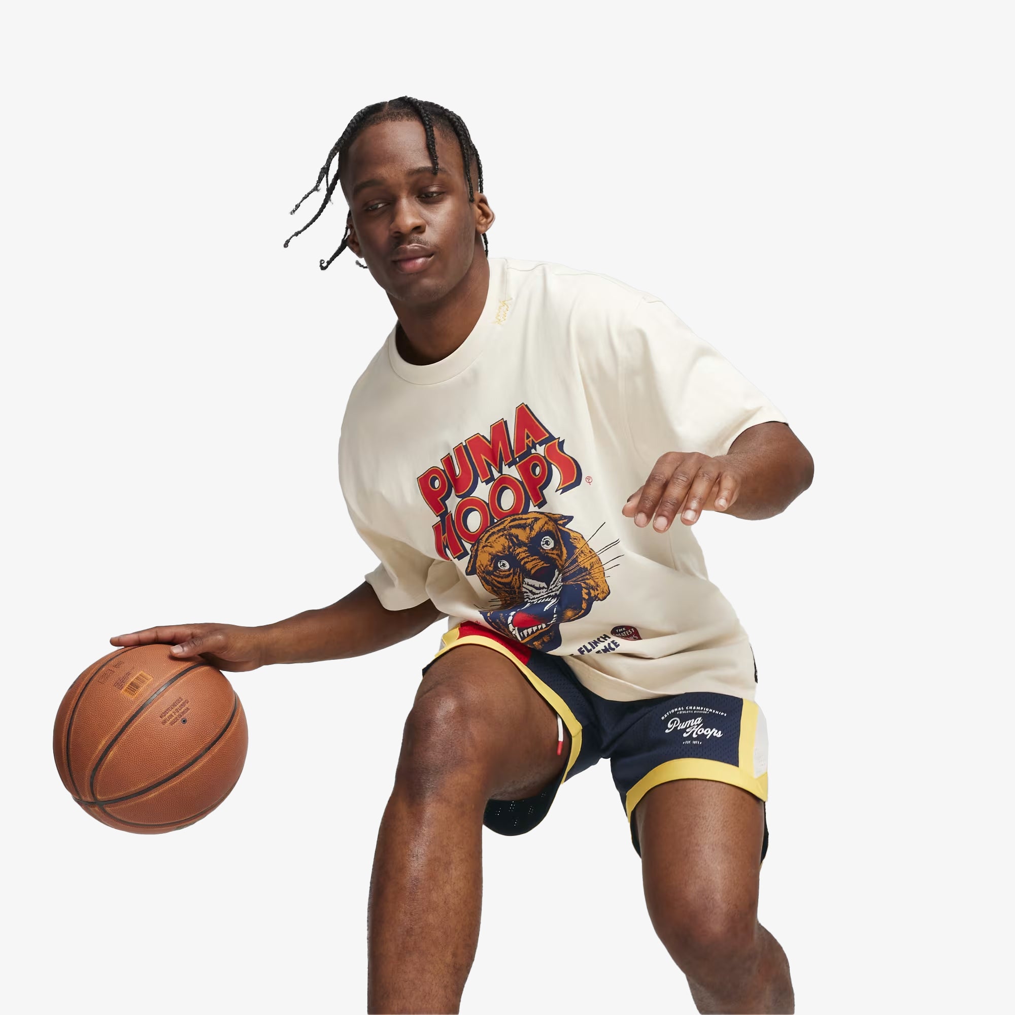 HOOPS SHOWTIME TEE 'ALPINE SNOW'