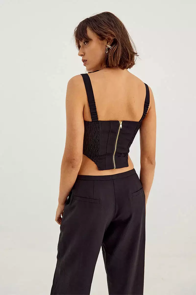 HORIZON BUSTIER NOIR