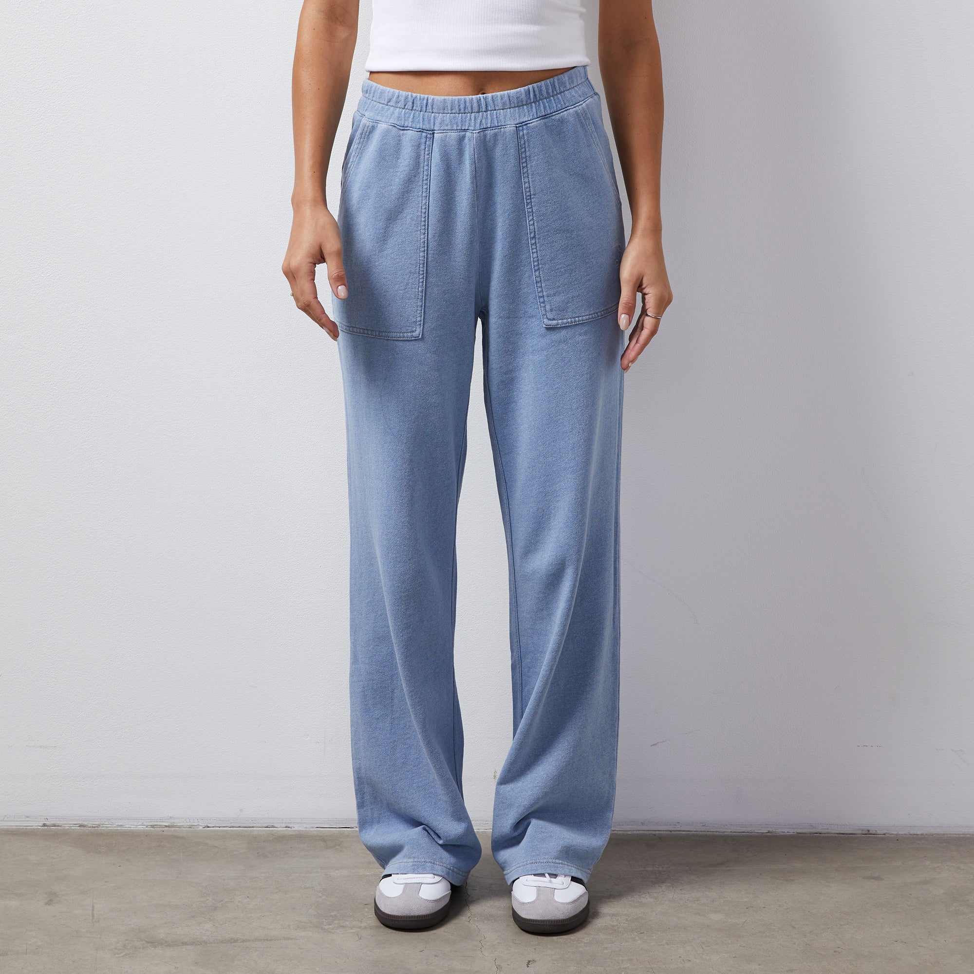 Indigo French Terry Pocket Pant