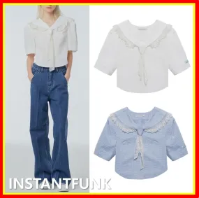 INSTANTFUNK  |Short Sleeves Shirts & Blouses