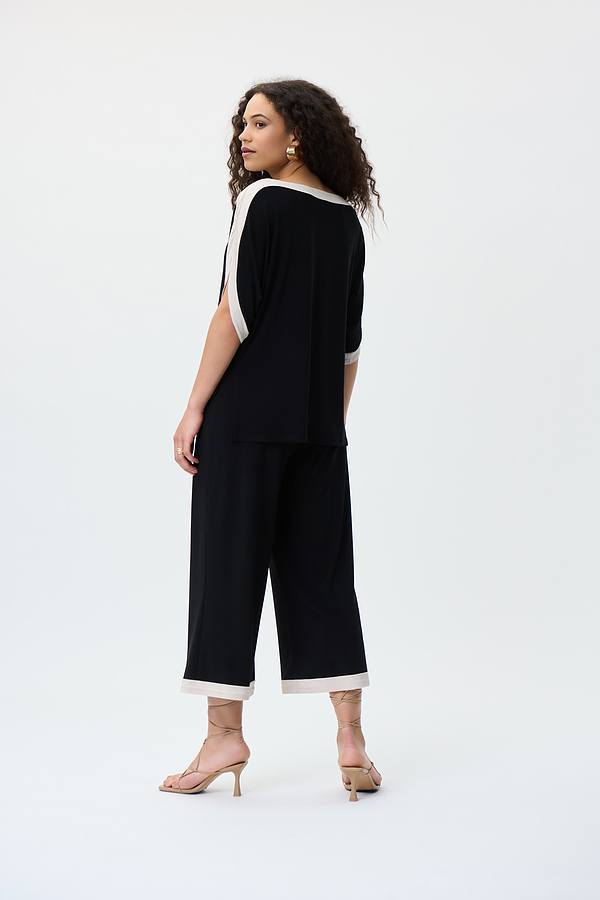 Joseph Ribkoff Contrast Trim Jumpsuit- 231050 (T)