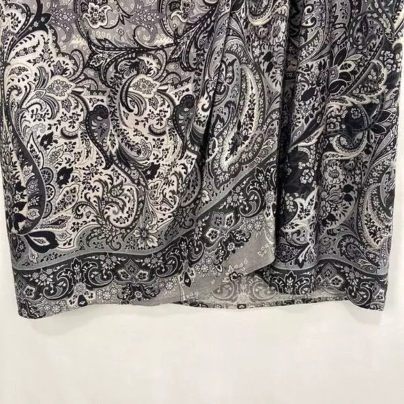 Lafayette 148NWT Gray Print Skirt