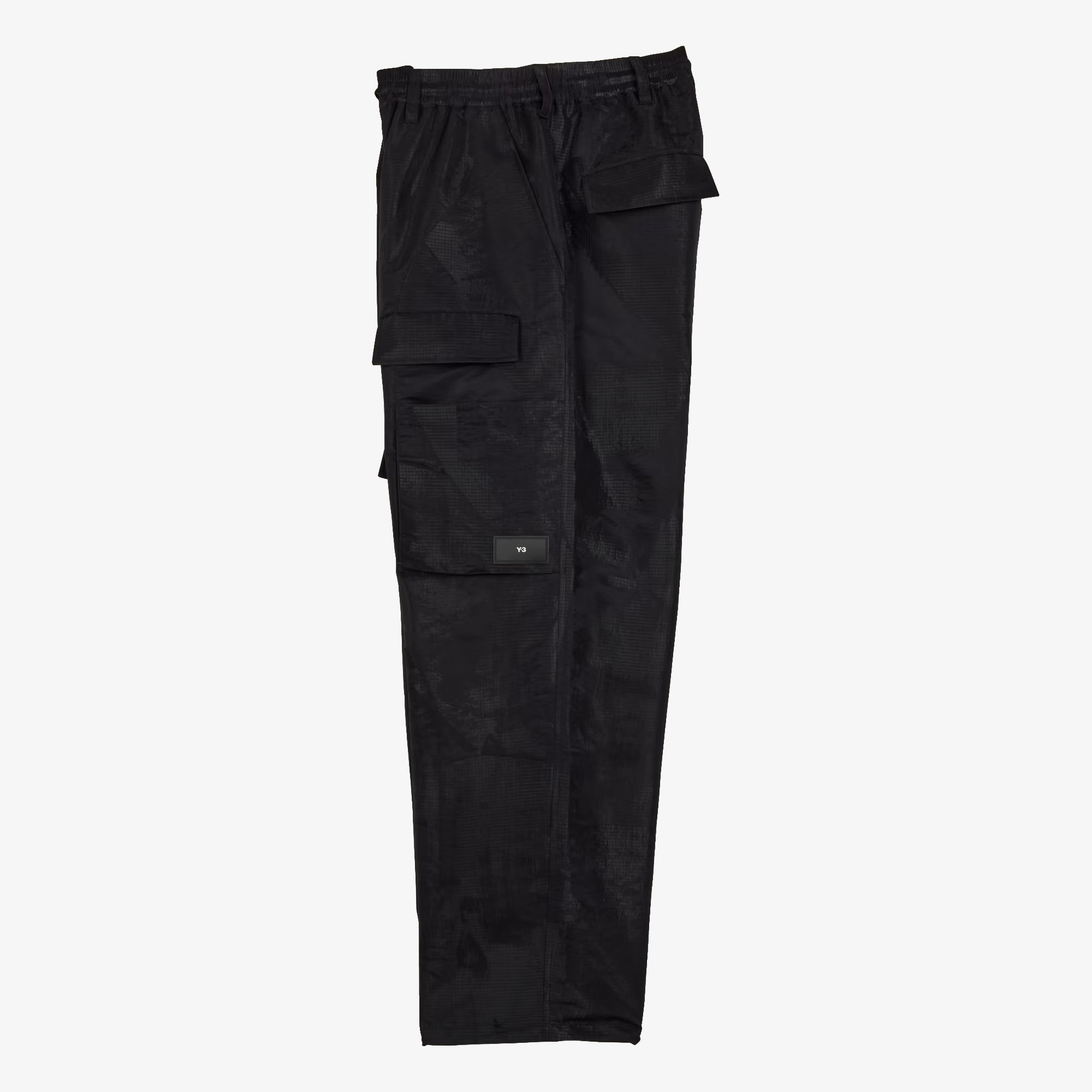 LINED JACQUARD RIPSTOP PANTS 'BLACK'