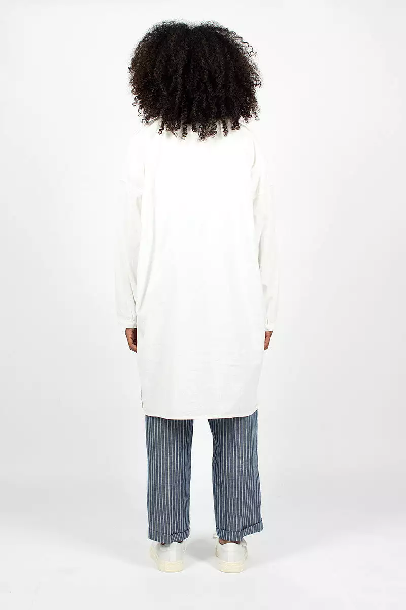 Long Shirt Dress White