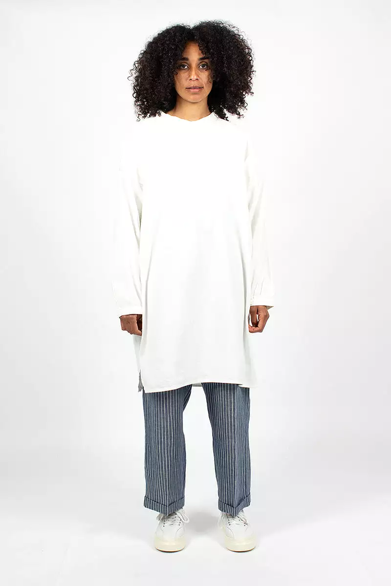 Long Shirt Dress White